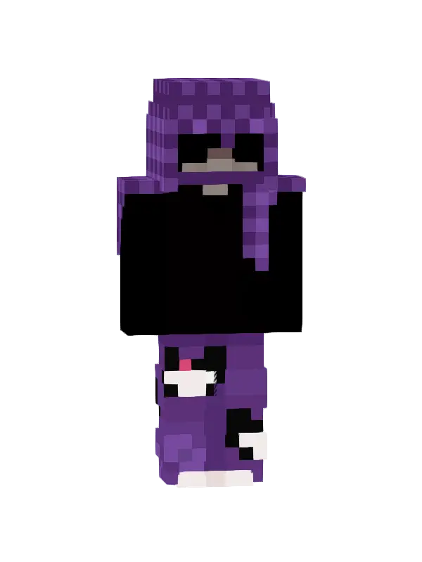 skin Fioletowy ninja 