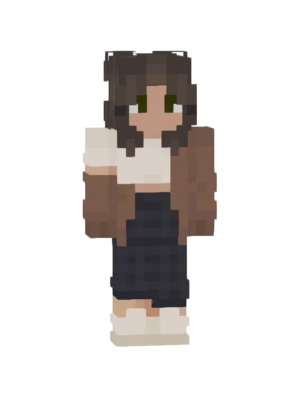 skin Stylowa Zimowa Dziewczyna
