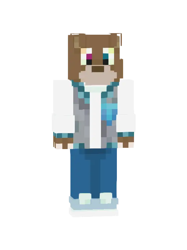 skin Leniwy Miś w Dżinsach