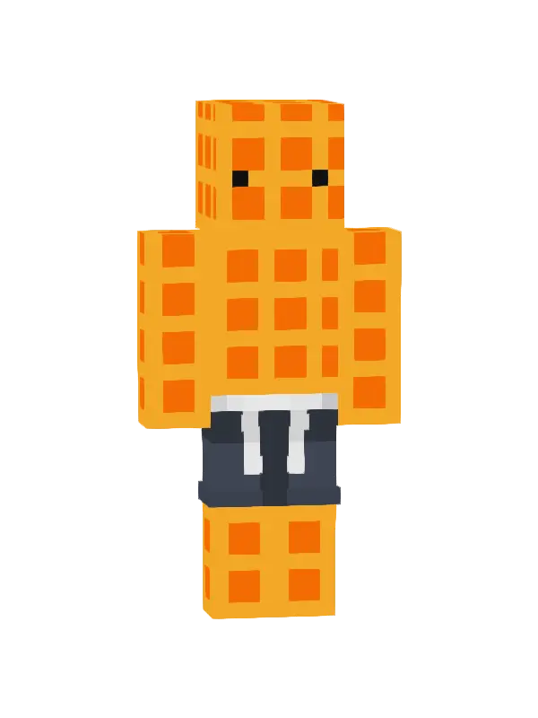 skin Pikselowy Karmelowy Kocur