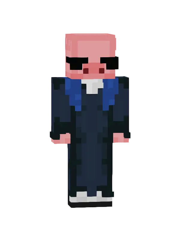 skin Elegancki Świniak