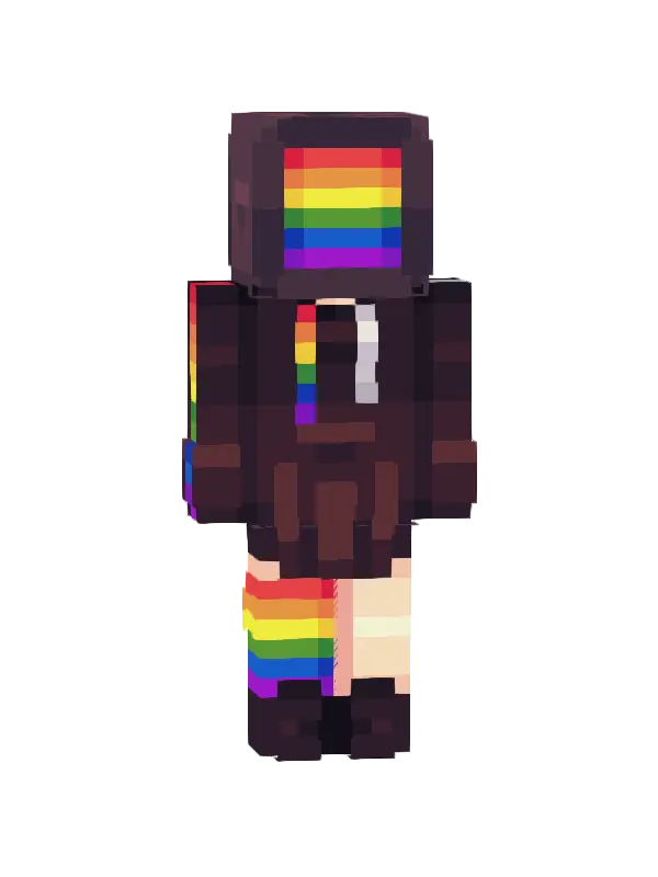 skin Kosmiczny Tęczowy Astronauta