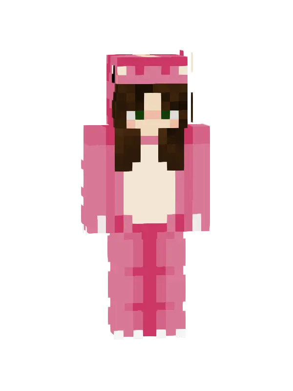 skin Różowy Dinozaur