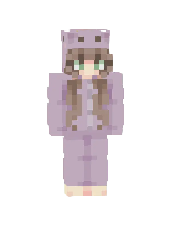 skin Fioletowy Kotek