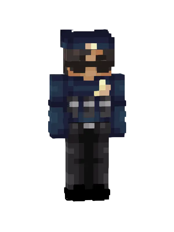 skin Niebieski Stróż Pokoju