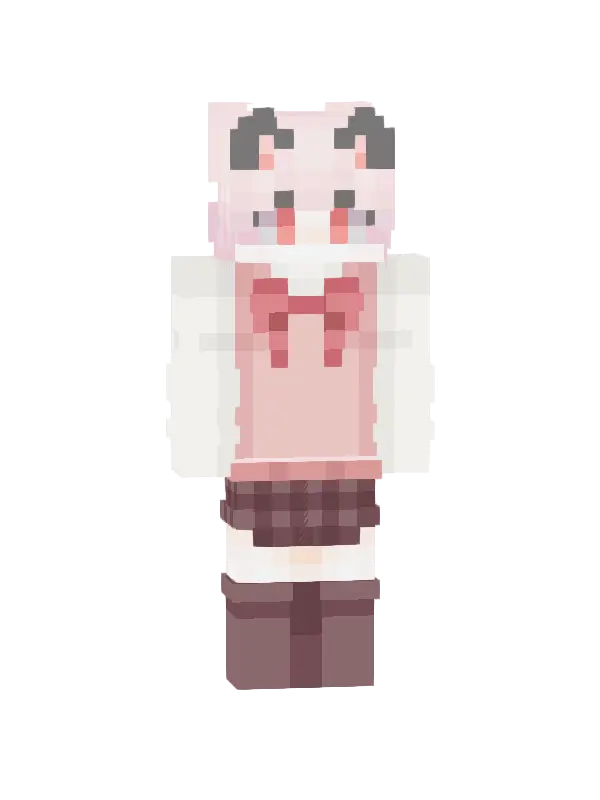 skin Różowa uczennica