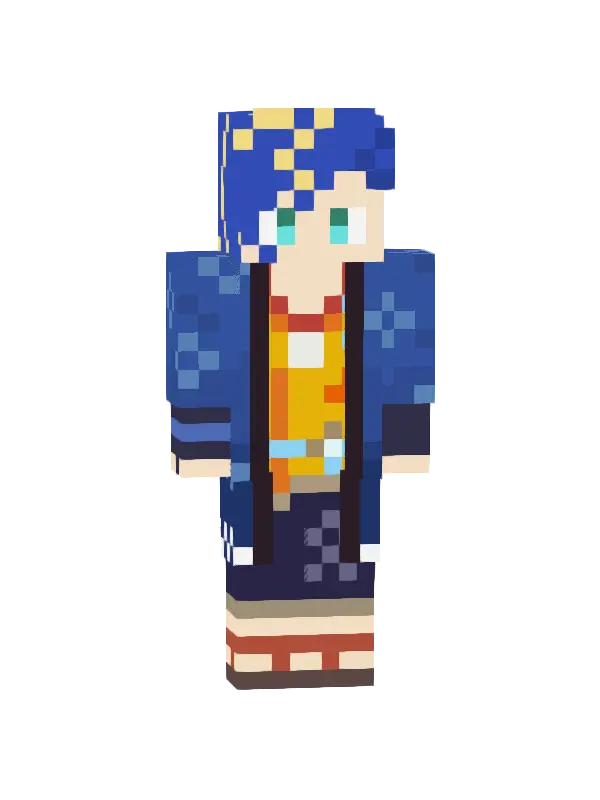 skin Niebieski podróżnik