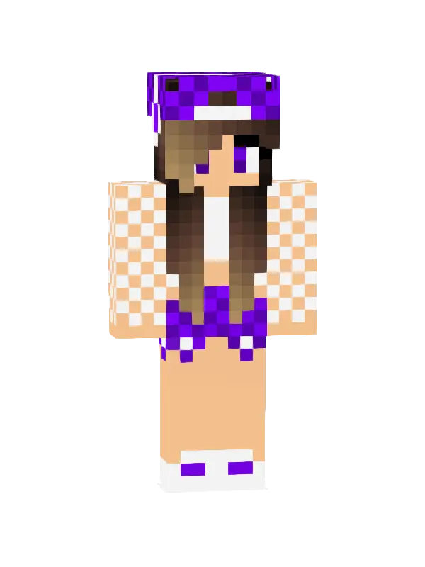 skin Fioletowa Dama z Szachownicą