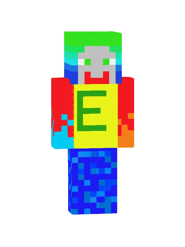 skin Klaun Tęczowy
