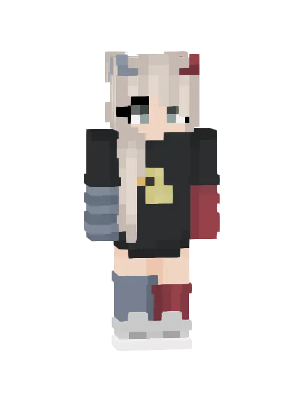 skin Dwukolorowa Stylizacja