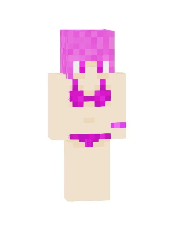 skin Różowa Plażowa Wodniczka