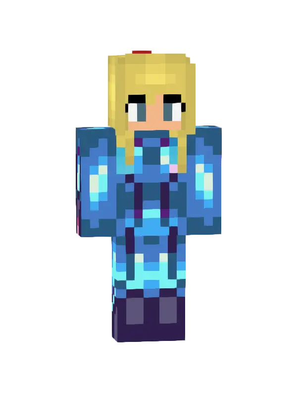 skin Błękitna Wodna Wojowniczka