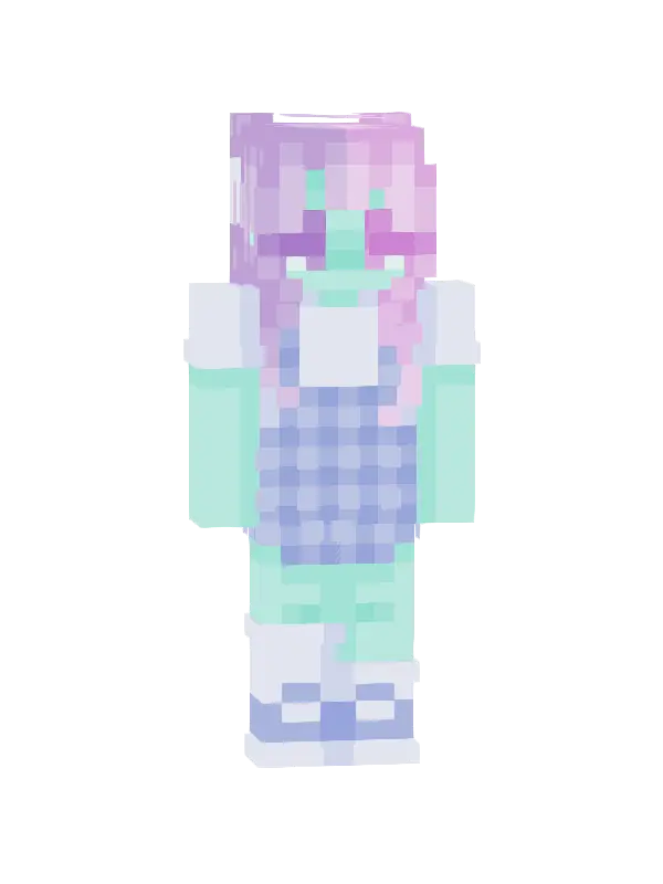 skin Pastelowa Syrenka