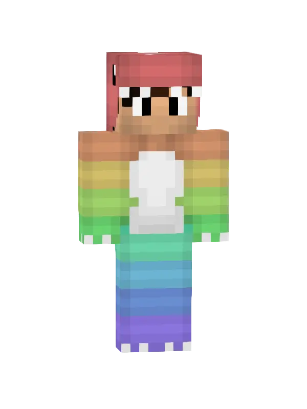 skin Tęczowy Dinozaur