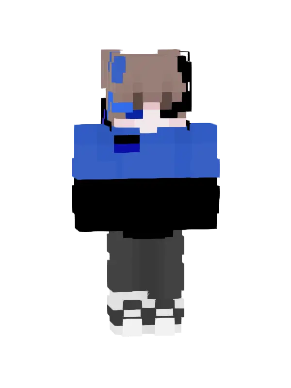 skin Niebieski sportowiec