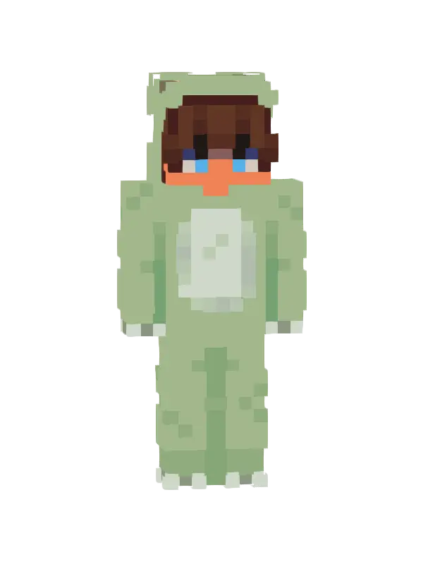 skin Zielony miś przytulanka