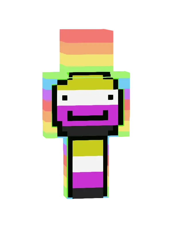 skin Tęczowy Kameleon