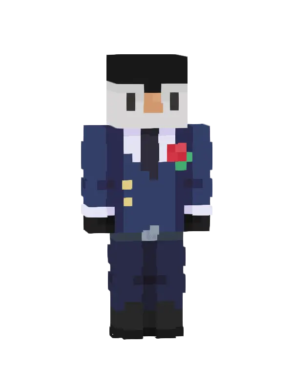 skin Elegancki Pingwin