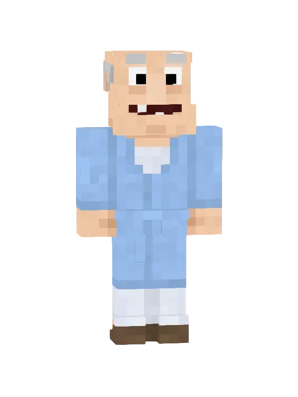 skin Dziadek z bloku