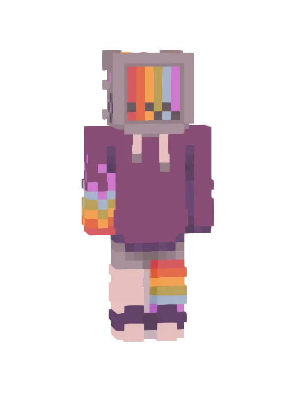 skin Tęczowy Monitor