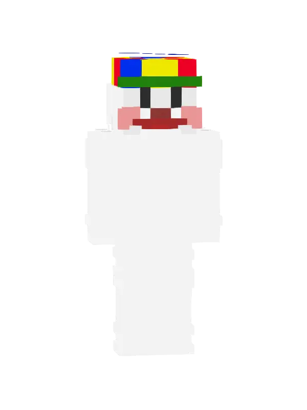 skin Klown z Tęczową Czapką