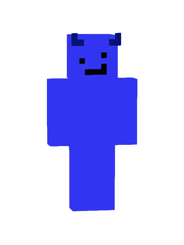 skin Niebieski Diabełek
