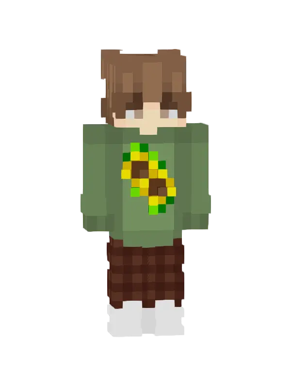 skin Zielony Słonecznik