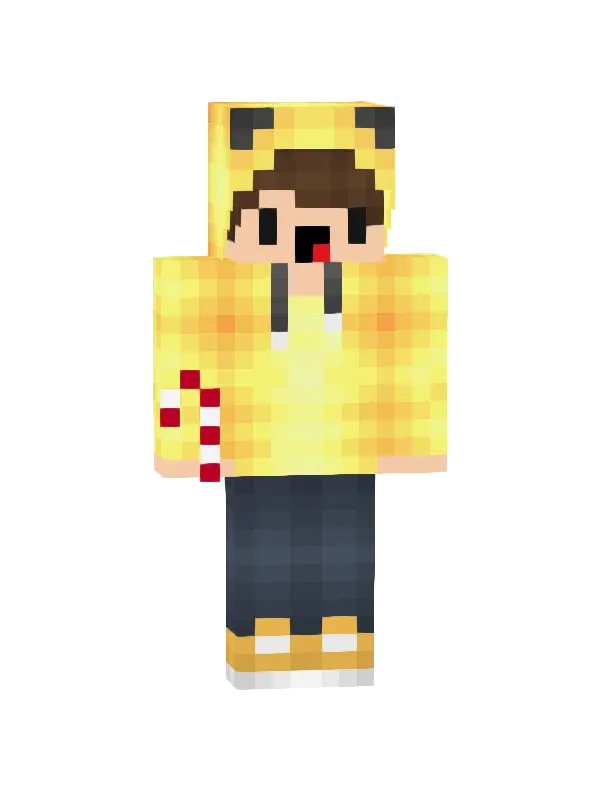 skin Kotek w kapturze