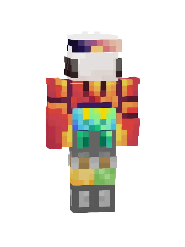 skin Tęczowy podróżnik