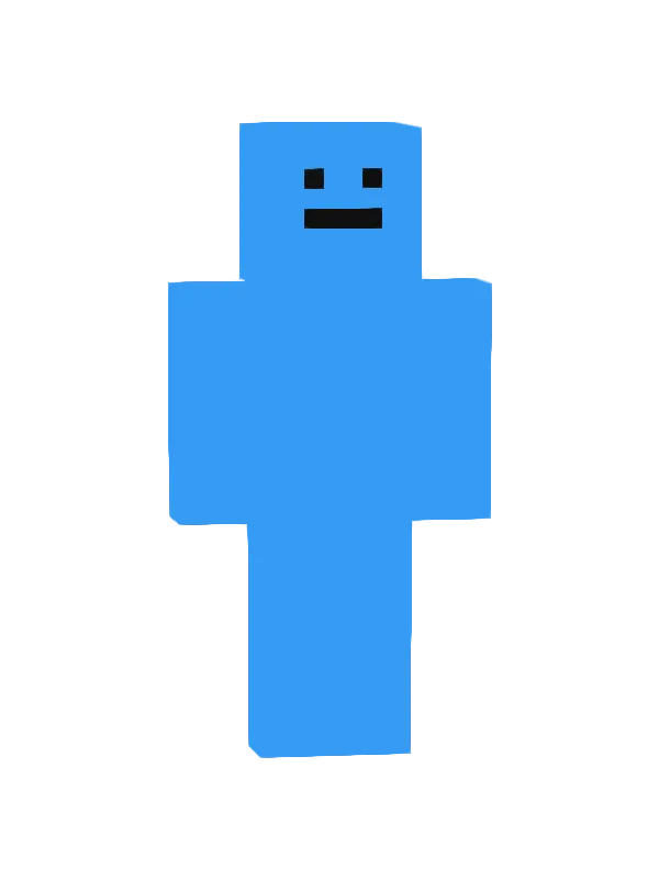 skin Niebieski Uśmiech