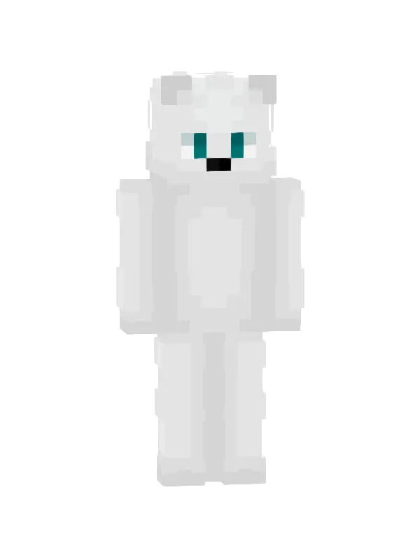 skin Ośmielony śnieżny niedźwiedź