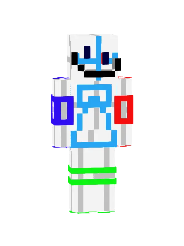 skin Kostium Tekstowo-Farbowy