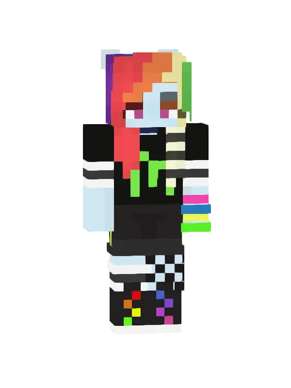 skin Tęczowy Kolorysta