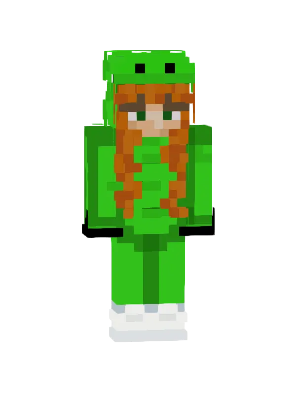 skin Zielony Kameleon