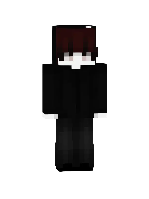 skin Czarny tajemniczy wędrowiec