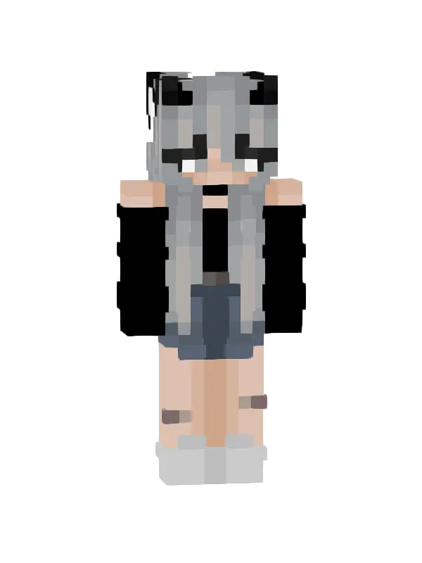 skin Szara Włóczka