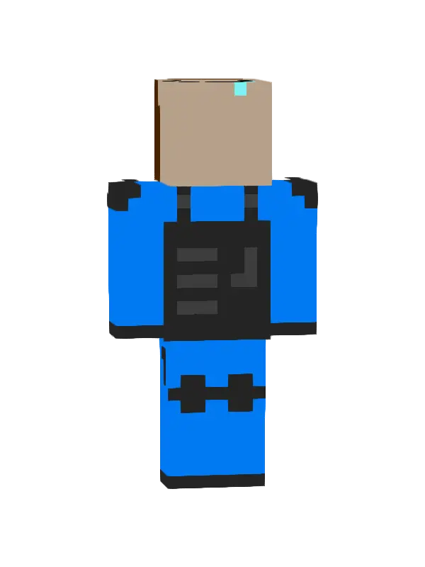 skin Techno-Blueman