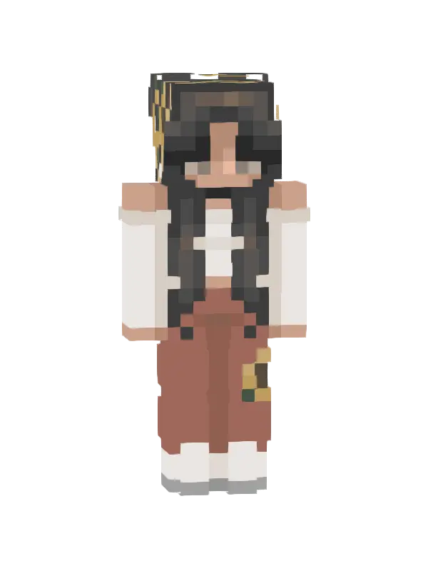 skin Złota fryzura