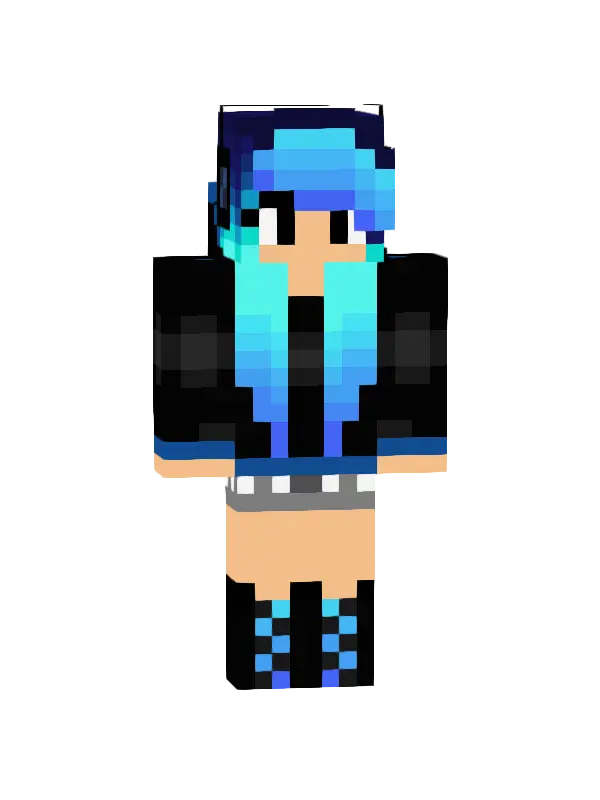 skin Niebieska Melodyjna Wojowniczka