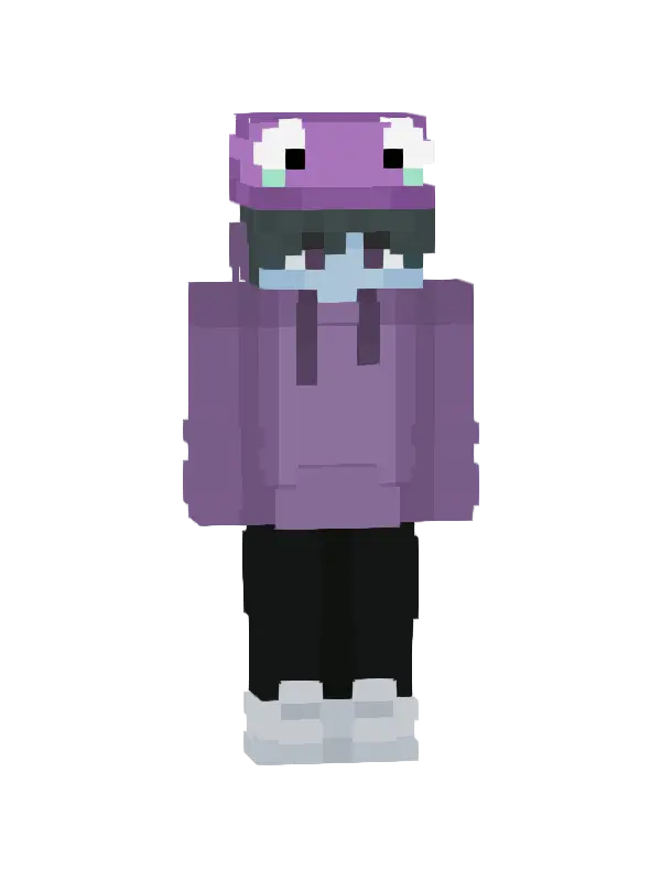 skin Fioletowa Żabka