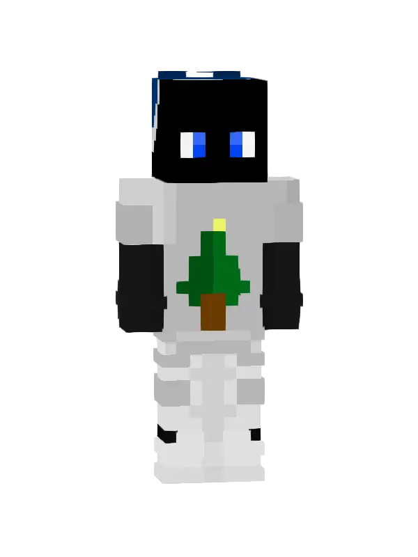 skin Galaktyczny Choinka-astronauta