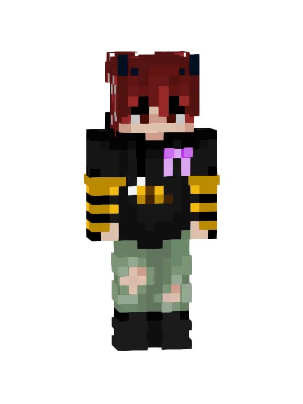 skin Czerwony Strój Zimowy