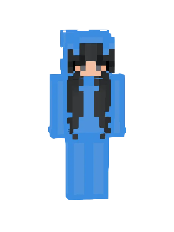 skin Niebieski Kotek