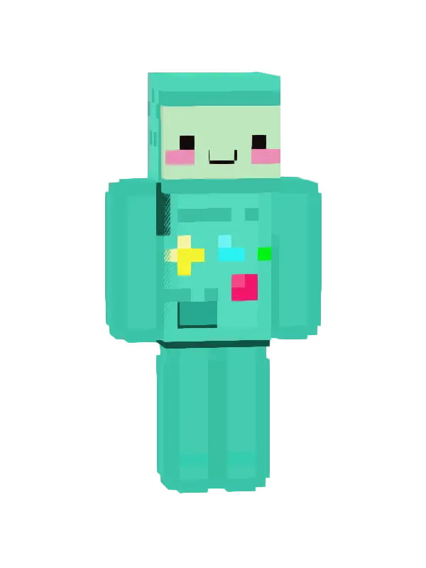 skin Turkusowy Przyjaciel