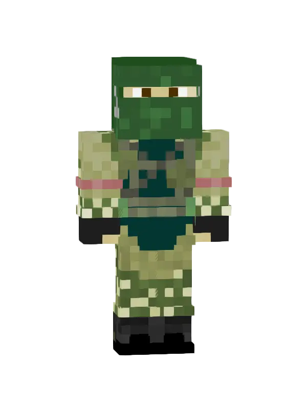 skin Zielony Wojownik