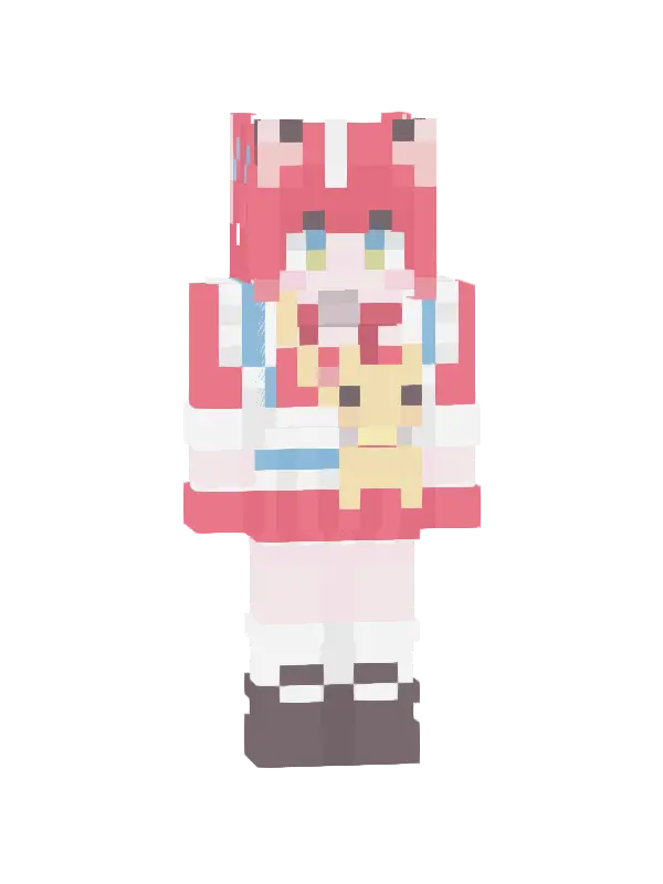 skin Różowa Kociętańka