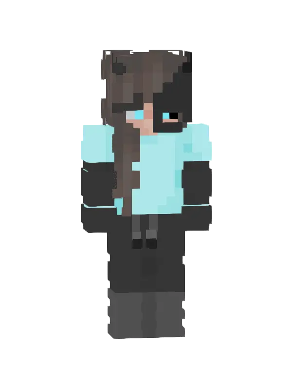 skin Niebieska Kocia Czapka