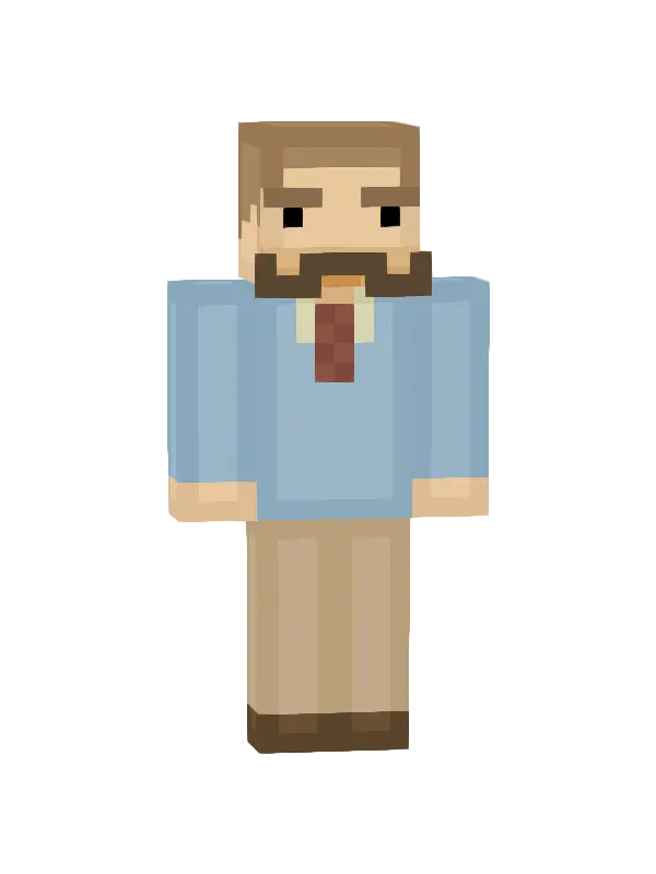 skin Biznesmen z lat 80.