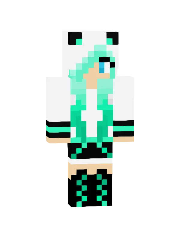 skin Panda Aqua