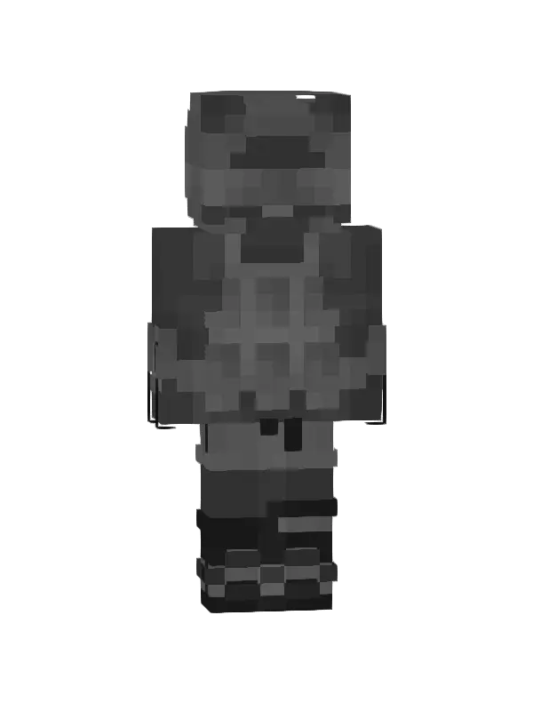 skin Czarny Wojownik